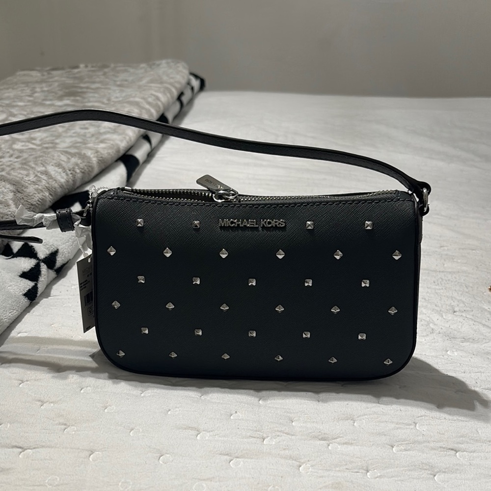 Michael Kors Black Studded Women's Bag
